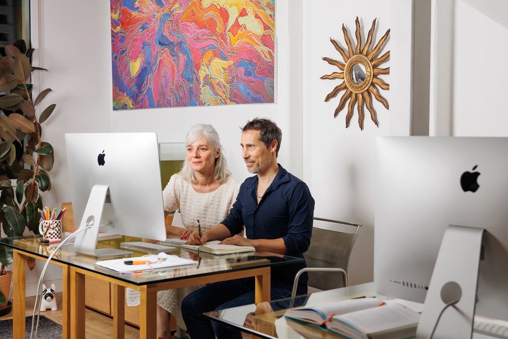 Céline Maurugeon et Sébastien Couragier