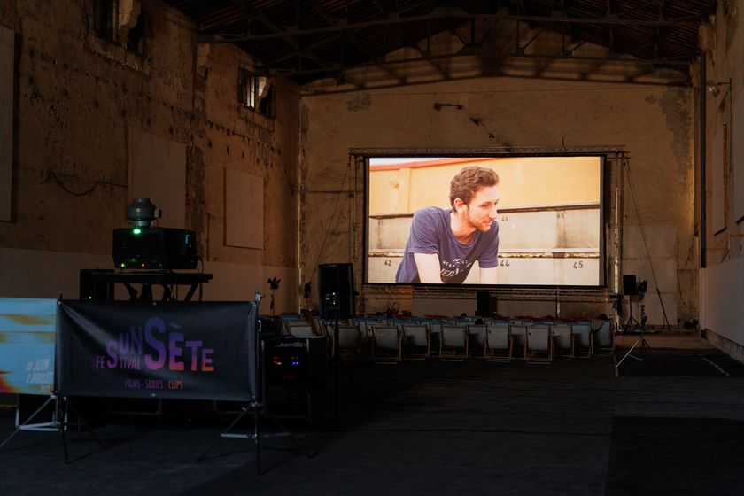 Photo festival de cinéma à Sète