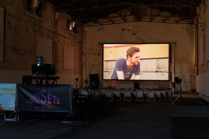 Photo festival de cinéma à Sète