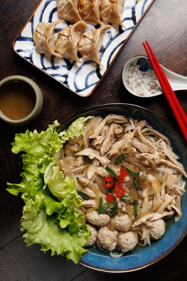 Photo culinaire gyoza